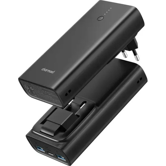 Charmast Powerbank Ultra-Compact 10000mAh Pd 20W Black - (ACE100)