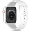 Tech-Protect Replacment Band Silicone For Apple Watch 4 / 5 / 6 / 7 / 8 / 9 (38 / 40 / 41 MM) White - (TPRSAW5W)