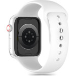 Tech-Protect Replacment Band Silicone For Apple Watch 4 / 5 / 6 / 7 / 8 / 9 (38 / 40 / 41 MM) White - (TPRSAW5W)