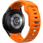 Tech-Protect Replacment Band Silicone Line For Samsung Watch 4 / 5 / 5 Pro / 6 / 7 / Fe Orange - (TPRBSW4OR)