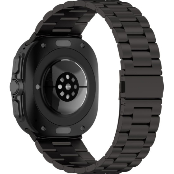 Tech-Protect Replacment Band Stainless For Samsung Watch Ultra 47mm Black - (TPRISSWU47B)