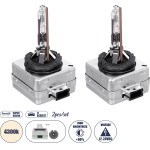 GloboStar ������ ����������� Hid Xenon D1R Super Vision High Brightness +60% E1 ECER37 360� Dc 12-24V IP20 �4 x �5 x �8cm 4300K- ��� 2 �������� - (84023)