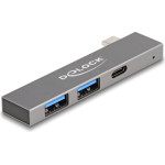 DeLock Usb Hub 3x �����, 5Gbps, USB-C �������, ���� - (64275)