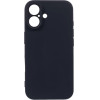 Senso Soft Touch Iphone 16 Plus Black Backcover - (SESTIP16PLB)