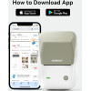 NIIMBOT Thermal Label Printer B1 2-Inch White Green - (B1-WGN)