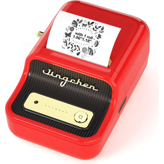 NIIMBOT Thermal Label Printer B21S 2-Inch Red - (B21S-RED)