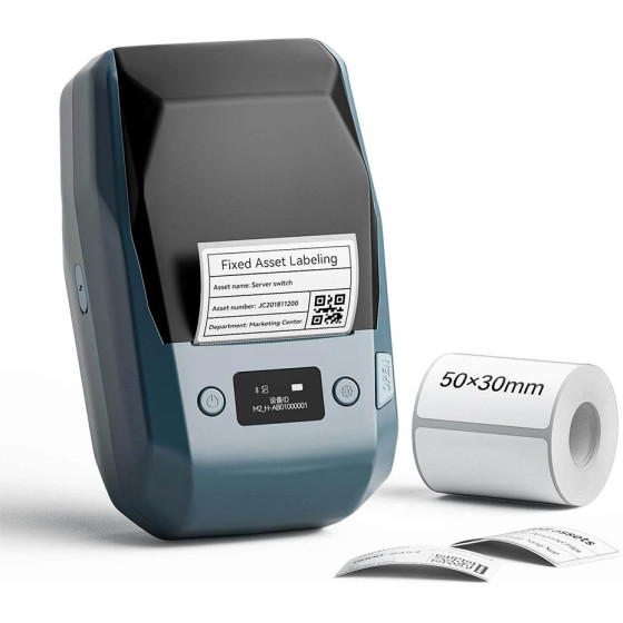 NIIMBOT Thermal Label Printer M2-H 2-Inch Lake Blue - (M2-H-LB)