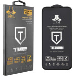 Idol 1991 Tempered Glass Iphone 16 Pro Max 6.9'' 9H 0.25mm Titanium Semi Curved Full Glue BLACK