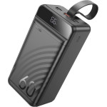 Hoco Power Bank Element 60000mAh �� ���� PD3.0, PD20W, QC3.0, QC2.0 �� 3xUSB-A ��� USB-C ����� - (J123C)