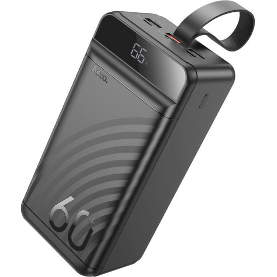 Hoco Power Bank Element 60000mAh �� ���� PD3.0, PD20W, QC3.0, QC2.0 �� 3xUSB-A ��� USB-C ����� - (J123C)