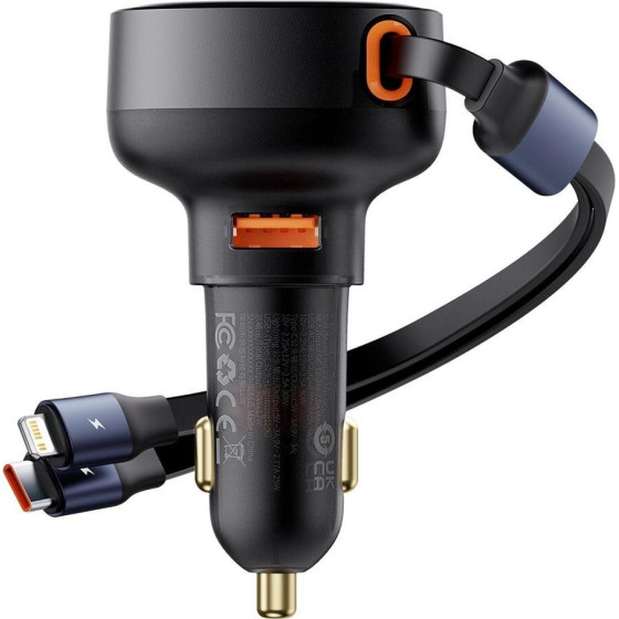 Baseus ��������� ����������� Enjoyment Usb �� ������� USB-C ��� Lightning 60W ����� - (C00057802111-02)