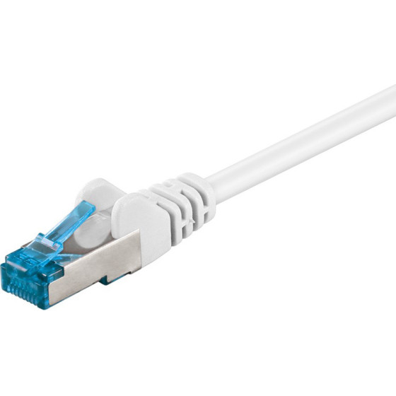 Goobay ������� ������� Cat 6A S/FTP, 500 MHz, CU, 1m, ����� - (93688)