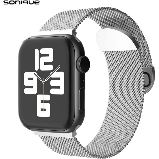 Sonique ������� Stainless Steel Milanese Classic ��� Apple Watch (42/44/45/49MM) �����