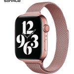 Sonique ������� Stainless Steel Milanese Slim ��� Apple Watch (42/44/45/49MM) ��� �����