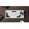 Keychron Q1 He Qmk White Wireless Custom Hall Effect Keyboard Purple Switch Us Layout - (Q1H-P1)