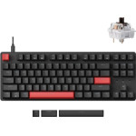 Lemokey X1 QMK/Via Wired 80% Mechanical Keyboard - Brown Switch Us Layout - (X1-A3)