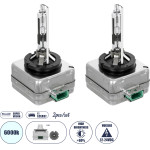 GloboStar D3R ������ ����������� Hid Xenon Super Vision High Brightness +60% E1 ECER37 360� Dc 12-24V IP20 �4 x �5 x �8cm 6000K- ��� 2 �������� - (84035)
