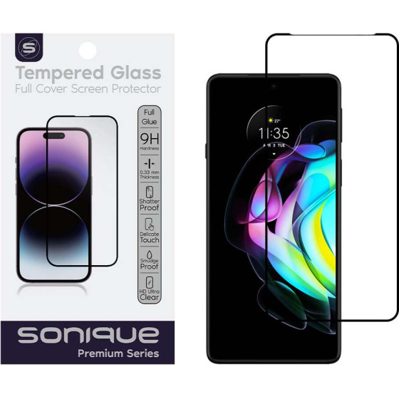 Sonique Hardy Glass Premium Series Hd Full Cover 9H Motorola Edge 20 5G �����