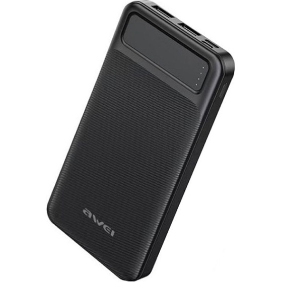 Awei Powerbank - 10.000mAh - P5K - 094009 - Black - (094009_b)