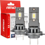 AMiO ������ Led Full Can Bus H7 12V 44W 6.500K 3.936lm Csp X4 Series Aviator Plug & Play ���� - 2 ���. - (03764)