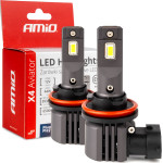 AMiO ������ Led H8/�9/�11 12V 44W 6.500K 3.936lm X4 Series Aviator Plug & Play ���� - 2 ���. - (03765)