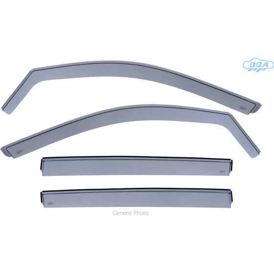 DGA ��� ������������� ��� Vw Polo 5D 2017+ ��� �������� ���� �������� ����� (Cast Acrylic GLASS) - 4 ���. - (24056FR)