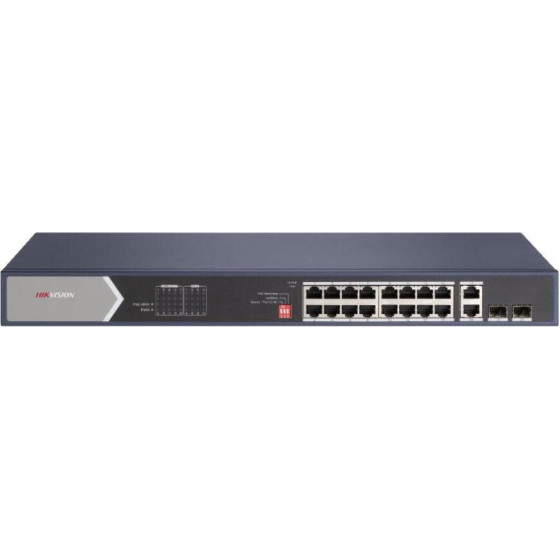 Hikvision 20 Port Unmanaged Poe Switch L2 Series - (DS-3E0520HP-E)