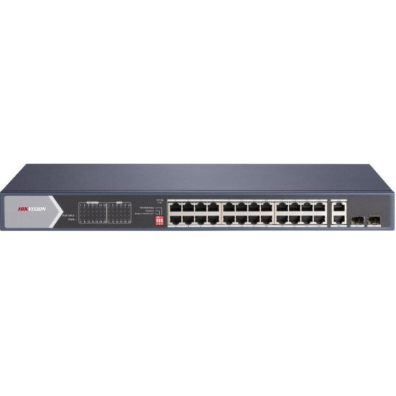 Hikvision 28 Port Unmanaged Poe Switch L2 Series - (DS-3E0528HP-E)