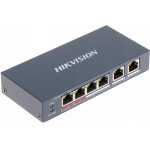 Hikvision 6 Port Unmanaged Poe Switch L2 Series - (DS-3E0106HP-E)