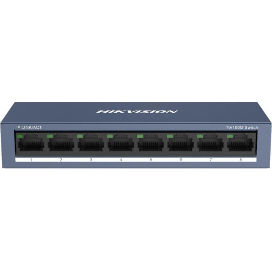Hikvision 8 Port Soho Unmanaged Switch - (DS-3E0108D-O)