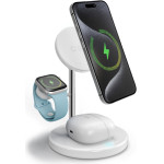 SBS Wireless Charger Mfi QI2 3 In 1 Station 15W White - (WIR3IN1QI2MFI)
