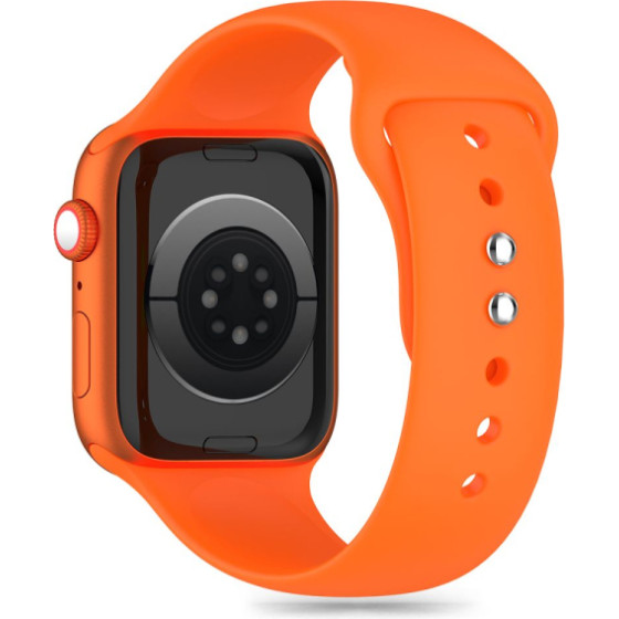 Tech-Protect Replacment Band Silicone For Apple Watch 4 / 5 / 6 / 7 / 8 / 9 (38 / 40 / 41 MM) Bri Or - (TPRSAW5BO)