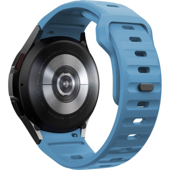 Tech-Protect Replacment Band Silicone Line For Samsung Watch 4 / 5 / 5 Pro / 6 / 7 / Fe Mont Blue - (TPRBSW4MB)