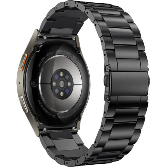 Tech-Protect Replacment Band Stainless For Samsung Watch 4 / 5 / 5 Pro / 6 / 7 / Fe Black - (TPRISSW7B)