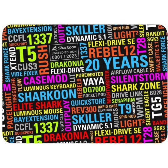 Sharkoon 20 Years Mouse Mat - (20YEARSMM)