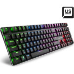 Sharkoon Purewriter Rgb Gaming �������� ������������ �� Kailh Blue ��������� ��� Rgb ������� (������� US) ����� - (PUWRBL)