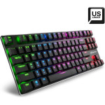 Sharkoon Purewriter Tkl Rgb Gaming �������� ������������ Tenkeyless �� Kailh Blue ��������� ��� Rgb ������� ������� Us - (PUWRTKLBL)