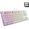 Sharkoon Purewriter Tkl Rgb Gaming �������� ������������ Tenkeyless �� Kailh Red ��������� ��� Rgb ������� (������� US) ����� - (PUWRTKLWHRD)