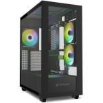 Sharkoon Rebel C60 Rgb Gaming Midi Tower ����� ���������� �� ������ �������� ����� - (REBC60RGBBK)