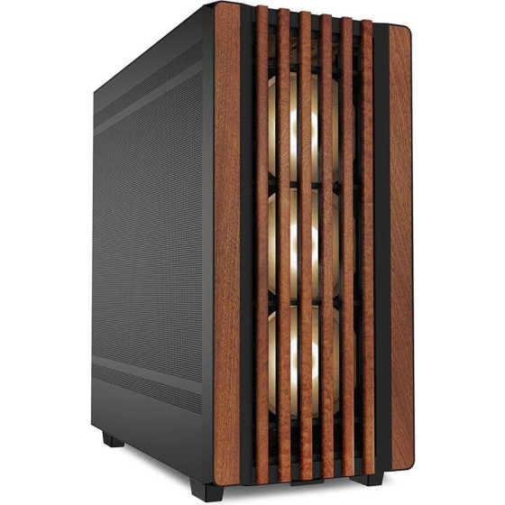 Sharkoon Rebel C70M Rgb Gaming Midi Tower ����� ���������� ����� - (REBC70MRGBBK)