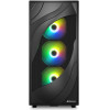 Sharkoon Rebel C80G Rgb Black Atx - (REBC80GRGBBK)
