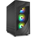 Sharkoon Rebel C80M Rgb Black Atx - (REBC80MRGBBK)