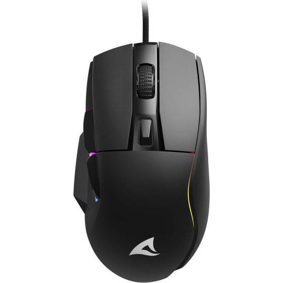 Sharkoon SGM35 Rgb Gaming ������� 6400 Dpi ����� - (SGM35BK)