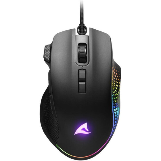 Sharkoon Shark Force 3 Ergonomic Gaming Mouse Black - (SHFO3BK)