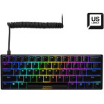 Sharkoon Skiller SGK50 S4 Gaming �������� ������������ 60% �� Kailh Red ��������� ��� Rgb ������� ������� Us - (SGK50S4BKRD)