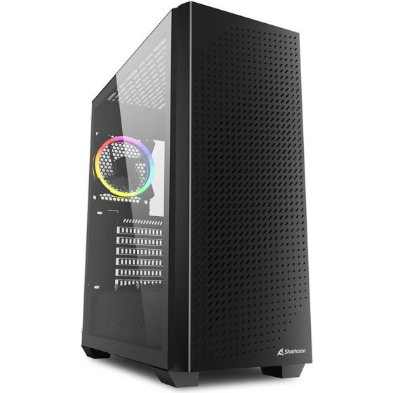 Sharkoon VS9 Rgb Gaming Midi Tower ����� ���������� �� ������ �������� ����� - (VS9RGBBK)