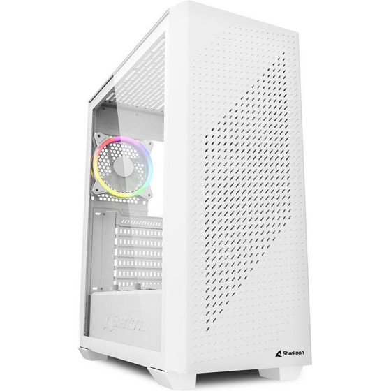 Sharkoon VS9 Rgb Midi Tower ����� ���������� �� ������ �������� ����� - (VS9WH)