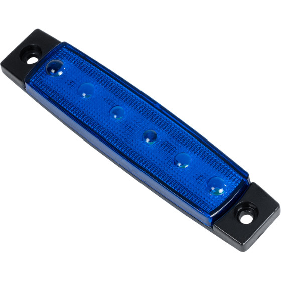 GloboStar �������� ���� ����� �������� Led 6xSMD2835 Dc 10-30V 1.5W 100lm IP66 M��� - �9.5 x W2 x H1.1cm - (79903)