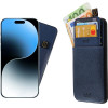 Idol 1991 ���� Iphone 16 Pro 6.3'' ANTI-Rfid Leather Smart Wallet BLUE