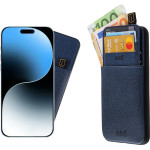 Idol 1991 ���� Iphone 16 Pro 6.3'' ANTI-Rfid Leather Smart Wallet BLUE